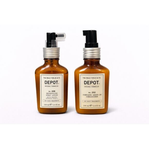 Depot Other - Depot No.208 Detoxifying Spray Lotion + No.202 Leave-In Conditioner 3.4oz Set